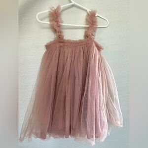 Dusty Pink Flower Girl Dress
